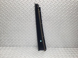 W140 front left door window exterior trim used OEM