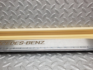 R129 SL left door sill beige used OEM