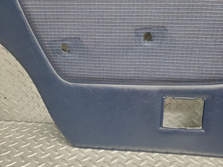 W123 rear left door card blue used OEM