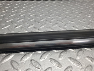 W123 rear left door lower moulding trim used OEM