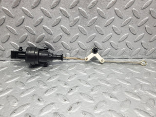 W140 rear left door lock vacuum actuator with linkage rod used OEM