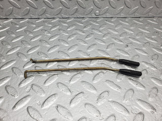 W124 Cabriolet front door lock knob pair used OEM