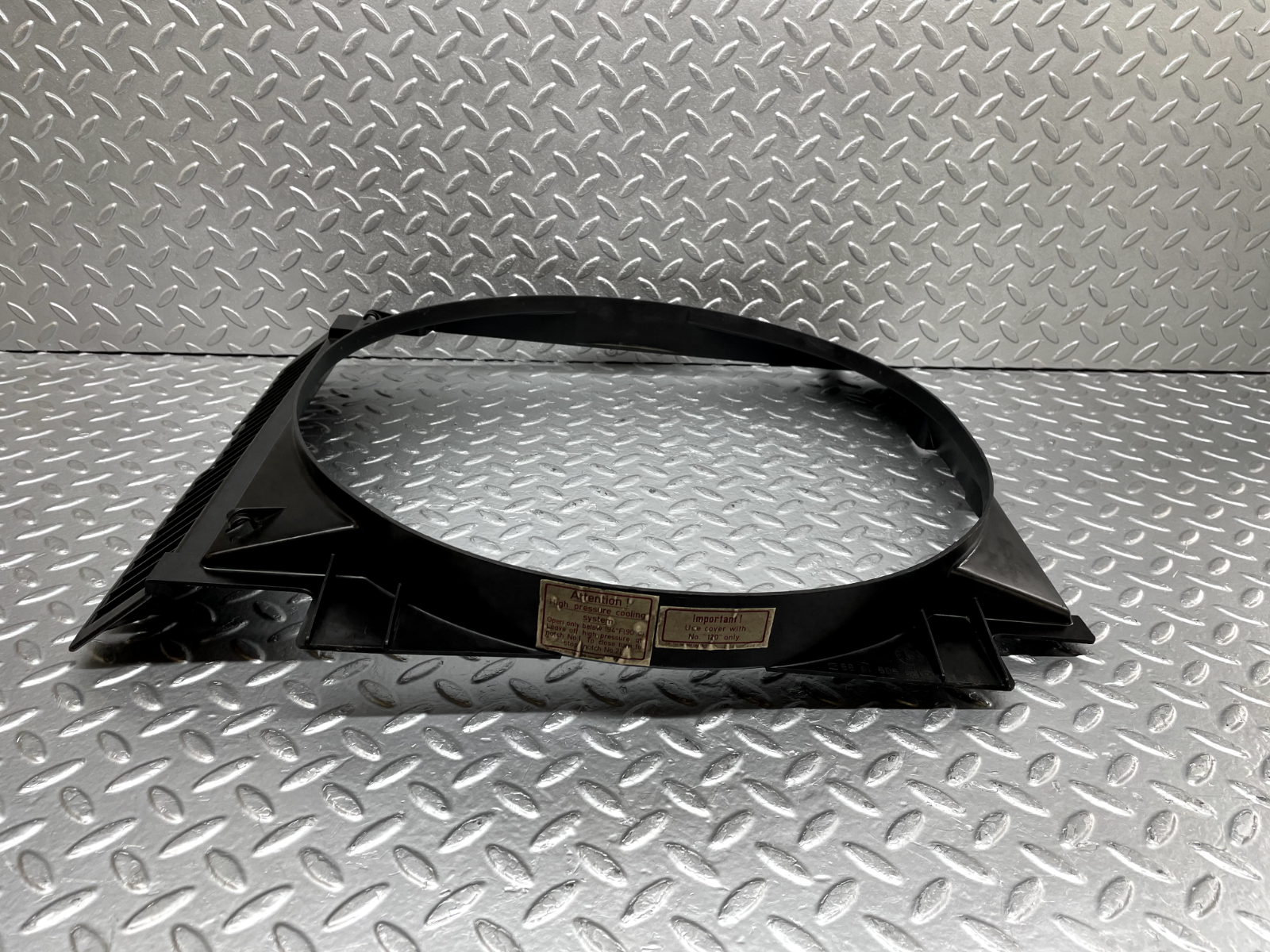 44248 Mercedes-Benz W123 280E Radiator Fan Shroud Cover 1235051655