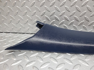 R129 SL a pillar cover left side blue used OEM
