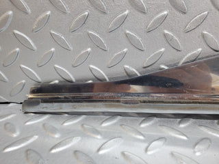 R129 SL left door sill chrome trim used OEM