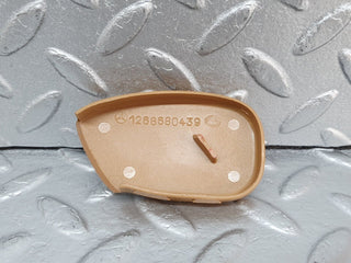 43728 Mercedes-Benz C126 380SEC Coupe Front Seat Rail Cover Trim Beige 1268680239 1268680439