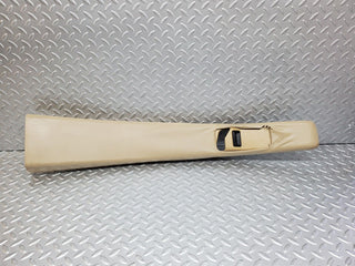 45765 Mercedes-Benz W126 420SE B Pillar Cover Right Side Beige 1246920222