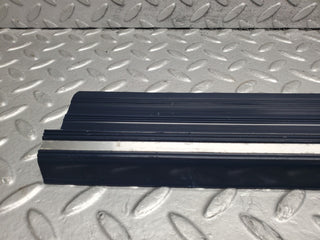 W123 rear left door sill trim blue used OEM