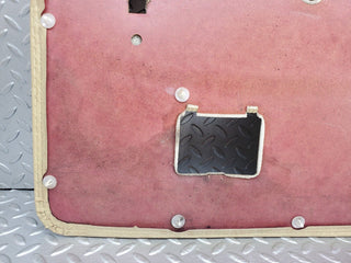 W123 rear left door card beige used OEM