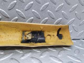 W123 Coupe a pillar cover panel left side beige used OEM