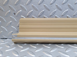 W123 Coupe left door sill trim beige used OEM
