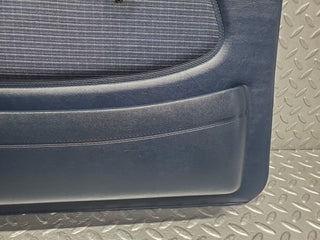 W123 front left door card blue used OEM