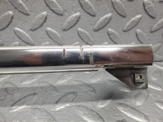 W123 rear right door chrome window channel used OEM