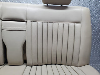 W126 rear seat leather beige used OEM