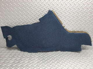 W123 centre console carpet blue left side used OEM