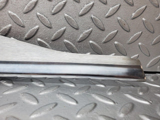 R129 SL left door sill chrome trim used OEM