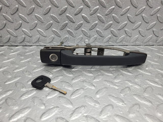 W201 Baby Benz front right door exterior handle with key used OEM
