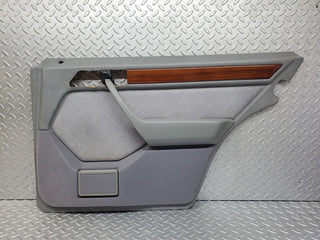 W124 rear right door card grey used OEM