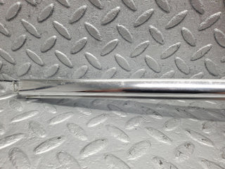 W123 rear right door chrome window channel used OEM