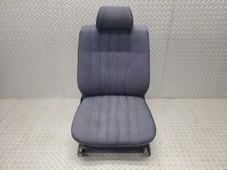 W123 front left seat blue used OEM