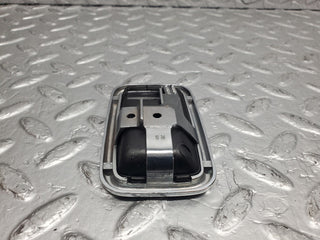 W123 chrome frame door opener right used OEM