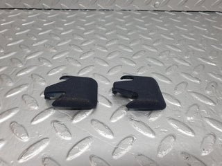 W201 Baby Benz front seat rail trim cover blue used OEM