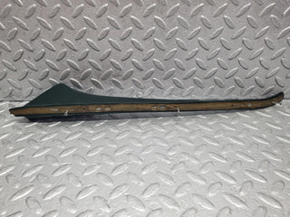 W126 rear left door interior trim green used OEM