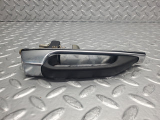 W123 exterior chrome door handle rear used OEM