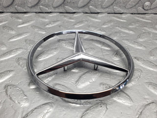 W201 Baby Benz chrome rear emblem used OEM