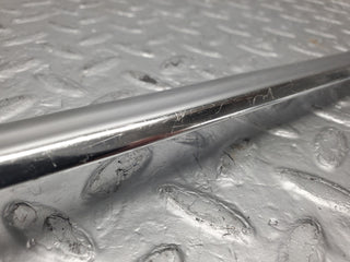 W123 rear left door chrome moulding trim used OEM