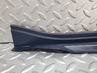 45121 Mercedes-Benz R129 300SL Coupe Right Door Sill Trim Blue 1297271088
