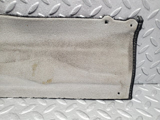 W201 Baby Benz door sill floor carpet left side black used OEM