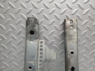 W123 Lang front right seat rail pair used OEM