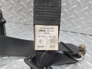 43810 Mercedes-Benz C126 380SEC Coupe Rear Seat Belt Set With Buckles 1268602185 1268602769 1268602869