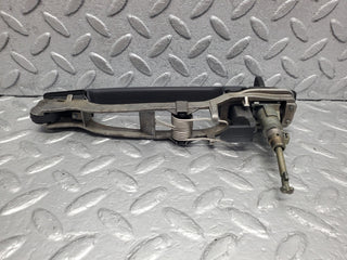 W201 Baby Benz front right door exterior handle with key used OEM
