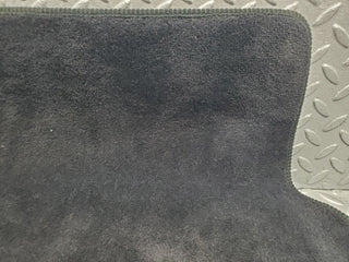 W201 Baby Benz rear left floor mat dark blue used OEM