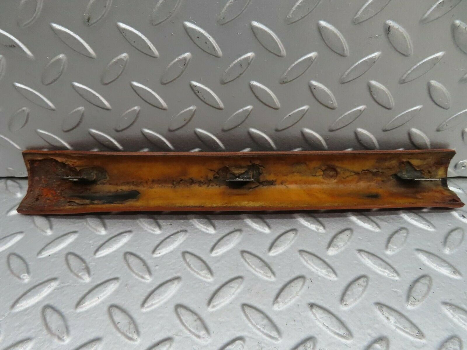 15653 Mercedes-Benz R107 450SL Hardtop B Pillar Trim Brown Pair