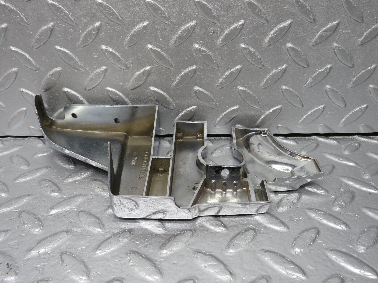 40005 Mercedes-Benz R107 350SL B Pillar Chrome Cover Right 1076930235