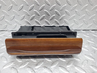 W126 centre console ashtray wood finish used OEM