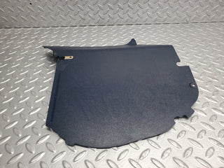 W123 kick panel right side blue used OEM