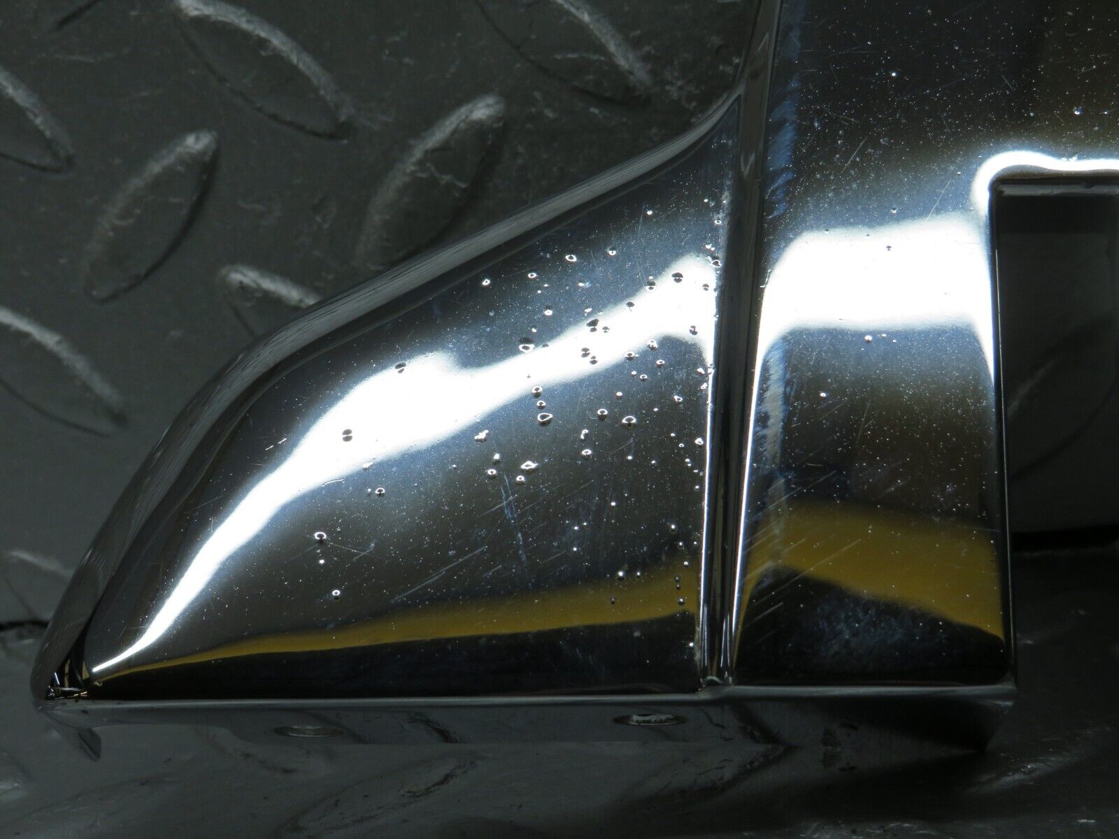 40005 Mercedes-Benz R107 350SL B Pillar Chrome Cover Right 1076930235