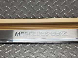 R129 SL right door sill beige used OEM