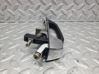 W123 exterior chrome door handle rear used OEM