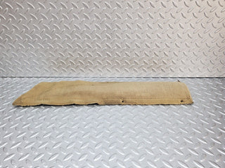W126 front left door sill carpet beige used OEM