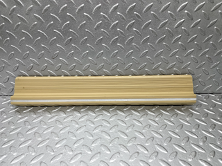 W123 rear left door sill trim beige used OEM