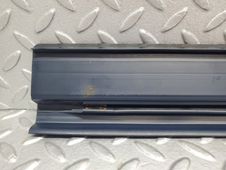 W123 Lang rear door sill trim blue used OEM