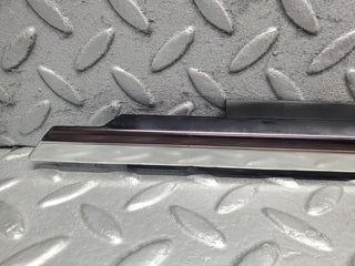 W140 front left door moulding chrome trim used OEM