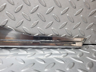 R129 SL left door sill chrome trim used OEM