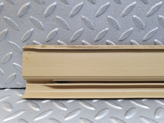 W123 Coupe left door sill trim beige used OEM