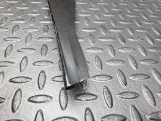 R129 SL left door sill chrome trim used OEM